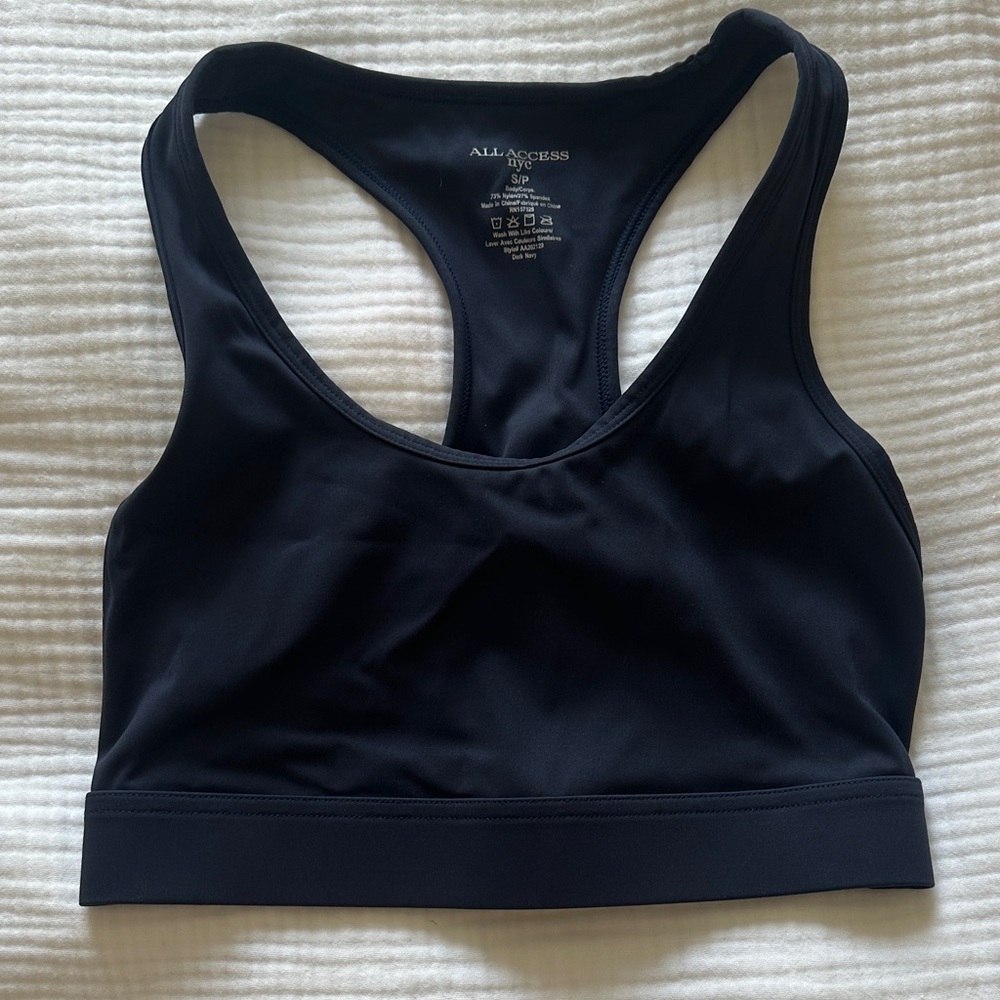 ALL ACCESS Women's Sleek Black Racerback Bra